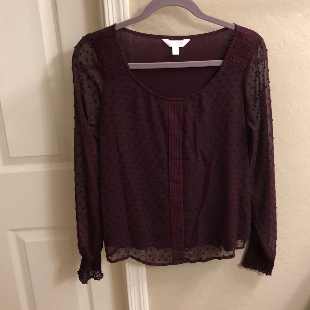 Lauren Conrad long sleeve blouse